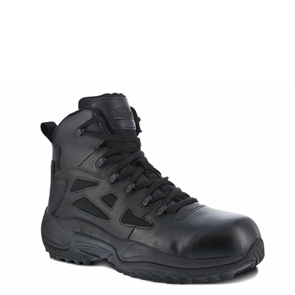 NEW REEBOK WORK men's rapid response boot in black